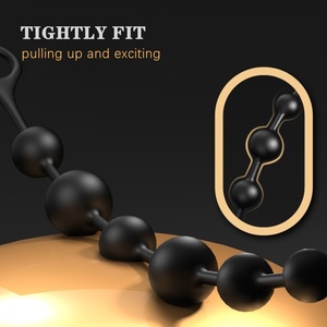 Silicone anale perlina anale Plug Trainer con Pull Roop e palle di diverse dimensioni giocattolo del sesso anale per gli uomini e le donne - Product Image 4
