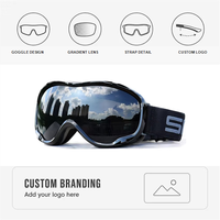 Lunettes de ski polarisées anti-buée, lunettes de sport de neige, protection UV400, lunettes de sécurité pour snowboard, lunettes de ski OEM, logo personnalisé