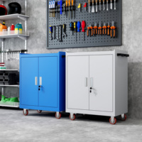 Armoire à outils roulante industrielle Homniture, chariot à outils en métal robuste pour atelier