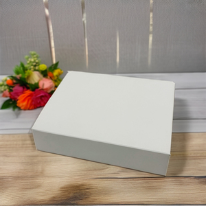 Boîte de papier blanc à la <span class=keywords><strong>truffe</strong></span> au chocolat de conception sans quantité minimale de commande basse petite boîte en papier <span class=keywords><strong>du</strong></span> désert avec doublure en papier pour la livraison et la fête - Product Image 4