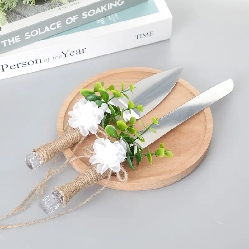 Knife and fork gift set stainless steel wedding souvenir wedding gift ideas Wedding Cake Knife shovel