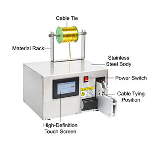 Machine de capsulage électrique à quatre roues pour bouteilles en plastique et en verre (jus, huile, sauce, cosmétiques, eau, boissons, shampoing) - Product Image 5
