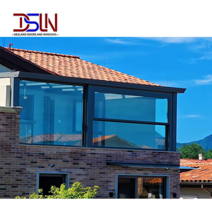 Fenêtre coulissante verticale motorisée intelligente et avancée Deslano en aluminium à double vitrage, à levage vertical en alliage d'aluminium - Product Image 6