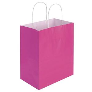 KUAIMA <b>Pink</b> Gift Bags with Handles15*8*21cm Goodie Bags for Party Favor Bags Baby Showers Birthdays & Special Occasions - Product Image 2