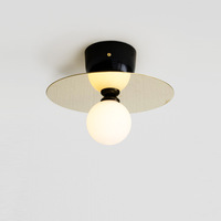 Lampe de Designer Maison Nordic Loft Creative Personnalité Salon Simple Couloir Couloir Fer Petit Lustre LED Moderne