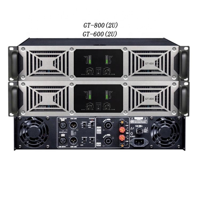 GT 2U/3U 1000W Power Amplifier Power Speaker Amplifier Pro Audio Power Amplifier