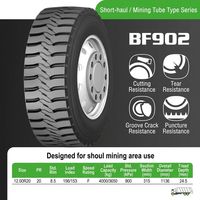 Pneus de camion commerciaux tout-terrain haute résistance à la coupure BF902 12.00R20 pour routes d'accès minier accidentées - Offre Spéciale Sélection Premium
