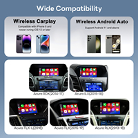 Kabelloses CarPlay Nachrüstset und Android Auto Spezial für Acura Dual Screen RDX TLX TLX-L ILX RLX mit 7" 8" Bildschirm