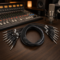 Câble audio multipaire Yinyu SNA05 professionnel 4/6/8/12 canaux avec jack mono 6,35 mm pour sonorisation en direct et studio d'enregistrement
