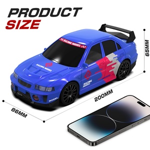 SJY-8608/8609 1:24 Voiture RC de drift 4x4 haute vitesse, mini voiture de course télécommandée avec éclairage coloré, véhicule de compétition, jouet pour garçon - Product Image 1