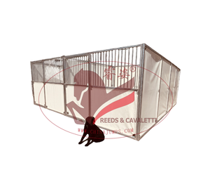 耐候临时马Stable，带镀锌框架和聚氯乙烯盖 - Product Image 2