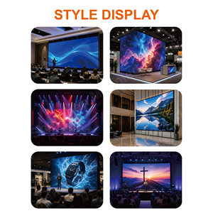 จอแสดงผล LED ให้เช่าในอาคาร AIRB3.076 ความสว่าง 600cd จอ LED สีเต็มรูปแบบ จอแสดงผลให้เช่า วิดีโอวอลล์ความละเอียดสูง - Product Image 6