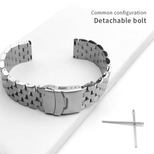 סיטונאי מותאם אישית 20mm 22mm 24mm רצועת החלפת מכאני יד יוקרה 304 נירוסטה שעון להקות אבזרים - Product Image 4