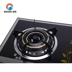 Table de cuisson à gaz double brûleur intégrée, surface en verre trempé, cuisinière GPL pour la maison, l'hôtel et la cuisine - Product Image 3