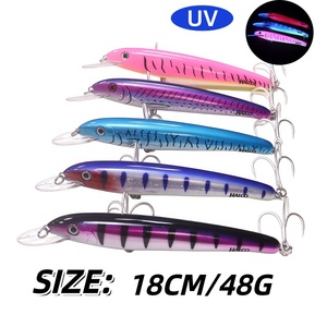 Señuelo de Pesca Láser Pro de 180 mm y 48 g para Pesca en Alta Mar, Señuelo Artificial UV Minnow para Atún, Lubina y Pesca en Agua Salada HMM03 - Product Image 6