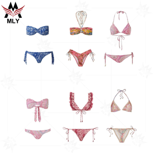 Vente en gros de papier peint personnalisé pour femmes, européen, sexy, fille, bikini, maillot de bain de grande taille - Product Image 5