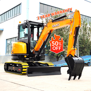 Envío Gratis: Máquina Retroexcavadora Compacta (<span class=keywords><strong>Mini</strong></span> Excavadora) con Motor Kubota, Hidráulica, Ruedas y Orugas, Certificación CE EPA Euro 5 - Product Image 1