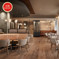 Restaurant-Möbel Hotel 10-Personen Luxuriöser Moderner Esstisch Café-Stuhl Dessert-Sofa Sitzecke Schlafzimmer-Nutzung Holz Leder