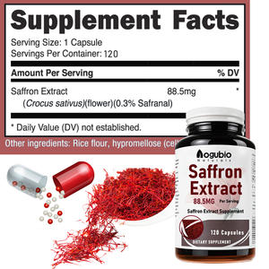 Capsules d'extrait <span class=keywords><strong>de</strong></span> <span class=keywords><strong>safran</strong></span> pur | Qualité supérieure - Product Image 2