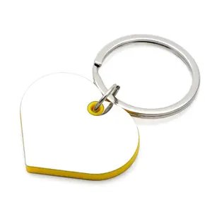 Customized Design Metal Key Chain Heart Keychain With Your Logo