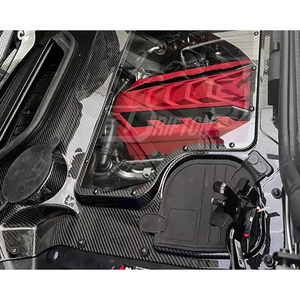 Cubierta de Motor Transparente de Fibra de Carbono Real Drifton para Chevrolet Corvette C8 HTC Convertible Stingray Z51 y Z06 Z07 2020-2026 - Product Image 3