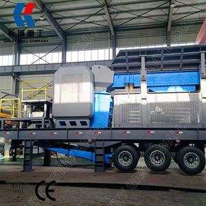Schneller Versand Hard Rocks High Automation Preis für <span class=keywords><strong>mobile</strong></span> Zerkleinerung anlagen, Aggregat-Produktions linie, Hersteller von Brecher anlagen - Product Image 1