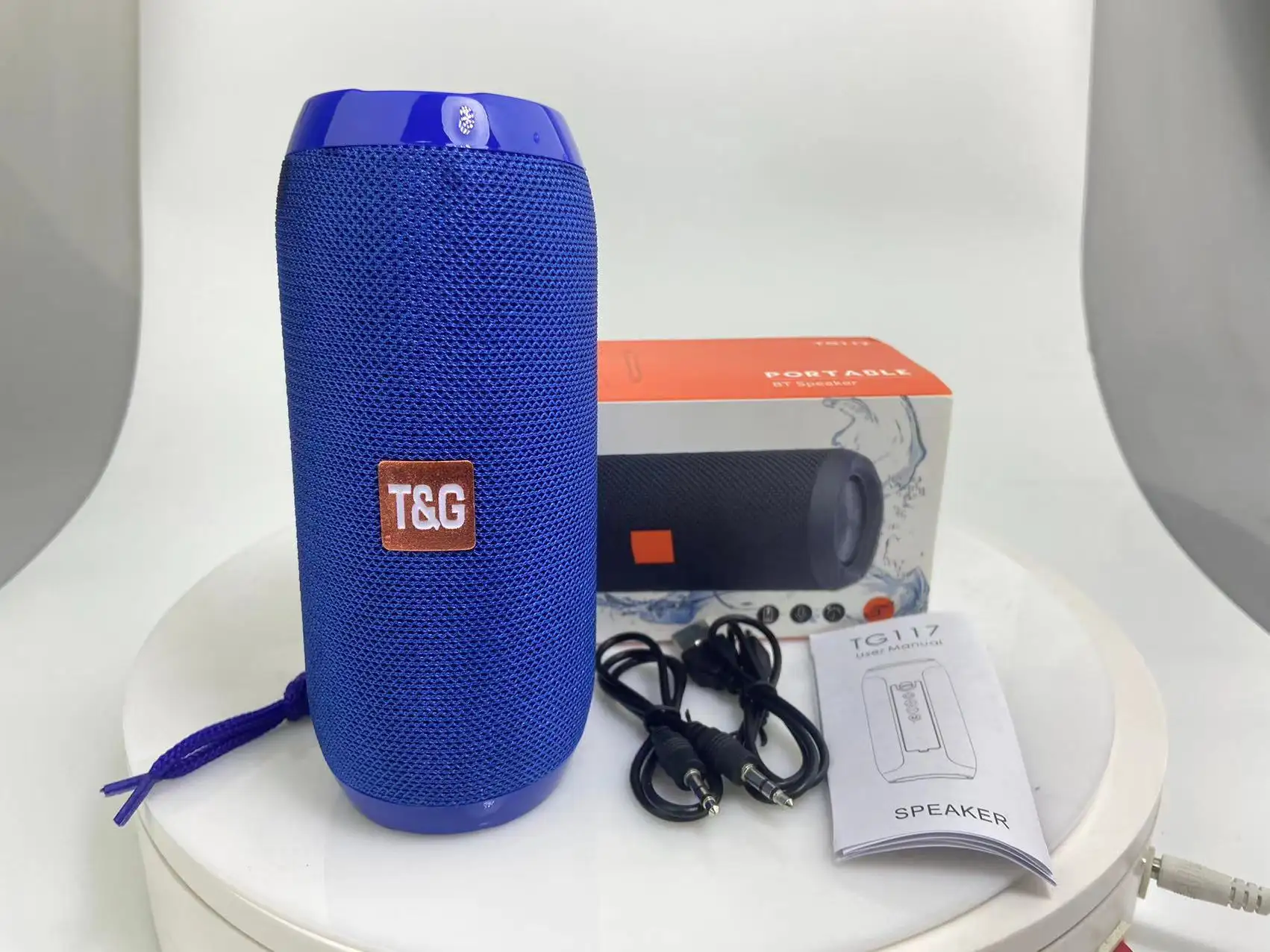 اصنع لوجو الخاص بك TG117 USB سماعة ضد الغبار والماء المحمولة لاسلكية فائقة الجودة سماعة بلوتوث خارجية