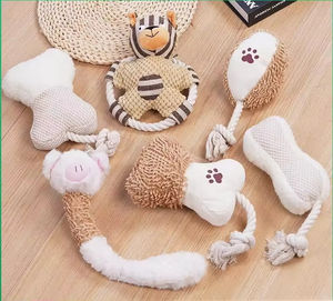 Juguete de Cuerda de Algodón para Perros, con Sonido, para Limpieza Dental, Consumo de Energía, Compañero de Juego, para Morder y Jugar Solo - Product Image 1