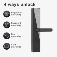 Cerradura Inteligente para Puerta Bilixo de Fácil Instalación con Código Tuya TTlock y Puerto de Carga Tipo C para Apartamentos, Hoteles y Familias
