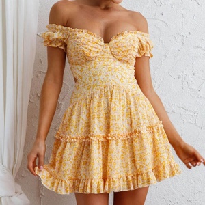 เดรสลำลองผ้าฝ้ายลินิน OEM สำหรับผู้หญิง รุ่นใหม่ ขายดี เซ็กซี่ แต่งระบาย เป็นมิตรกับสิ่งแวดล้อม และซักได้ - Product Image 3