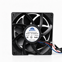 Ventilateur de refroidissement DC 120x120x38mm 12V 24V 48V à haut débit d'air, ventilateur sans balais pour équipement laser, machines CNC, imprimantes industrielles