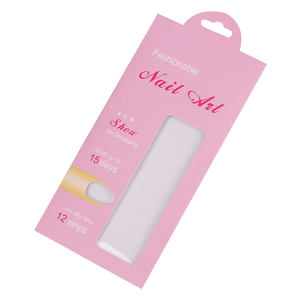 תפור לפי מידה creative נחמד צבעוני מודפס A6 גודל לק רצועות מעטפת אריזת קופסות נייר עם נייר קולב - Product Image 1