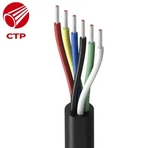 USA Canada Type AC Power Fil isolé thermoplastique Awm 18AWG Faisceau de fils de cuivre Câble électrique Fil de raccordement renforcé