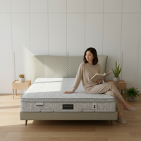 Matelas à ressorts ensachés de haute qualité à ressort hélicoïdal ignifuge pour matelas de voyage convivial pour chambre d'hôtel