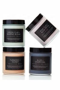 Pots Cosmétiques Vides 4oz pour Gommage Corporel, Pots 8oz pour Beurre Corporel, Contenants Plastique Givré Ambré avec Couvercles en Bambou, Emballage Cosmétique Sans PET - Product Image 6