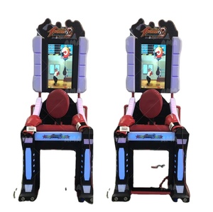 Console <span class=keywords><strong>de</strong></span> jeu d'arcade AMA avec écran LCD 32 pouces, fonctionnement à monnayeur, jeu d'entraînement <span class=keywords><strong>de</strong></span> <span class=keywords><strong>boxe</strong></span>, machine <span class=keywords><strong>de</strong></span> frappe, garantie 1 an (version <span class=keywords><strong>anglaise</strong></span>) - Product Image 2