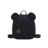 Sac à dos en peluche personnalisé avec logo, mini-sac à dos ours en peluche pour tout-petits, sac d'école mignon pour enfants garçons et filles