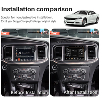 Autoradio Android pour Dodge Charger Challenger 2015-2019, écran tactile 8,4 pouces, DSP, Carplay, GPS, navigation multimédia