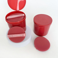 Esponja de Maquillaje Suave con Cojín de Aire, Serie Pie, con Logotipo Personalizado, Precio de Fábrica, Venta al Por Mayor para Marcas de Cosméticos