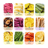 9 types de collations chips de légumes secs
