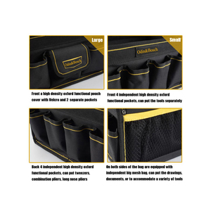 पोर्टेबल खुले बिजली मिस्त्री उपकरण ईवा संभाल आस्तीन ले जाने के साथ भारी शुल्क बिजली के उपकरण बैग - Product Image 6