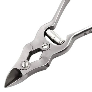 Customized Finger Nail Plier Curved Blade Stainless Steel Professional Wide Jaw Opening Durable <b>Cuticle</b> Trimming <b>Tool</b> - Product Image 5