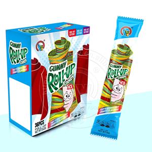 Factory Direct Supply Gummy <strong>Fruit</strong> <strong>Rollups</strong> Candy - Product Image 2