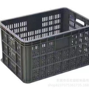 Yue Hong Plastic <b>Crates</b> 40x30x25 Cm Thickened Drop Resistant General Purpose Turnover Box For Fruits Vegetables <b>Storage</b> - Product Image 2