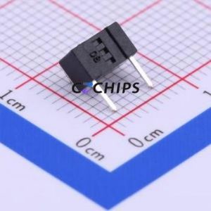 TC-1101DE-C-A Tactile Switch Through hole Component THT Switch Single Pole Single Throw Rectangle Button 2.6N Right Angle Insert - Product Image 2