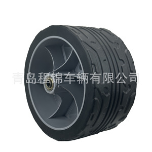 Cheng Jin Vehicles 7 Inch <b>Plastic</b> <b>Wheels</b> 7x4 Pvc Camping Tires For Camping Cart 40kg Load Capacity - Product Image 3