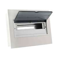 Boîte de distribution PVC JCH MCB IP30, revêtement blanc en poudre, montage en surface, avec couvercle transparent, modèle A9