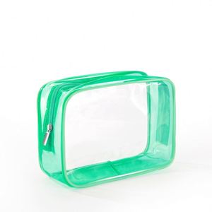 Bolsa de Cosméticos Transparente con Asa, Promoción de Fábrica BSCI, Set de Bolsas de Aseo para Viaje, Bolsa de Maquillaje Transparente - Product Image 2