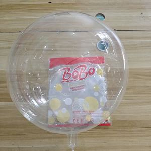 Бобо шар прозрачный круглый, 8/10/12/18/24/36 дюймов - Product Image 2