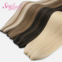 Nouvelle Arrivée 2026 Sealove Genius Weft Extensions de Cheveux Humains à Tissage Invisible, Pointes Épaisses, Double Drawn